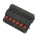 Seachoice 12331 LED 12V 6-Switch Distribution Panel, Pre-Wired, Boat Panel Mount - 12331 - official Seachoice product image 2