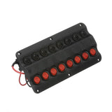 Seachoice 12341 LED 12V 8-Switch Distribution Panel, Pre-Wired, Boat Panel Mount - 12341 - official Seachoice product image 6