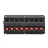 Seachoice 12341 LED 12V 8-Switch Distribution Panel, Pre-Wired, Boat Panel Mount - 12341 - official Seachoice product image 3