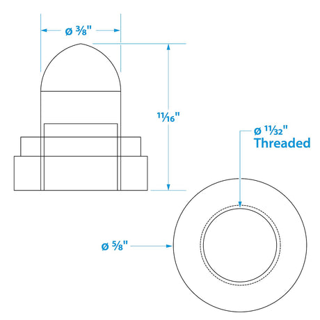 Seachoice Clear Protective Boot for Push to Reset Circuit Breakers, Pack of 2 - SC50-12371 - image 2