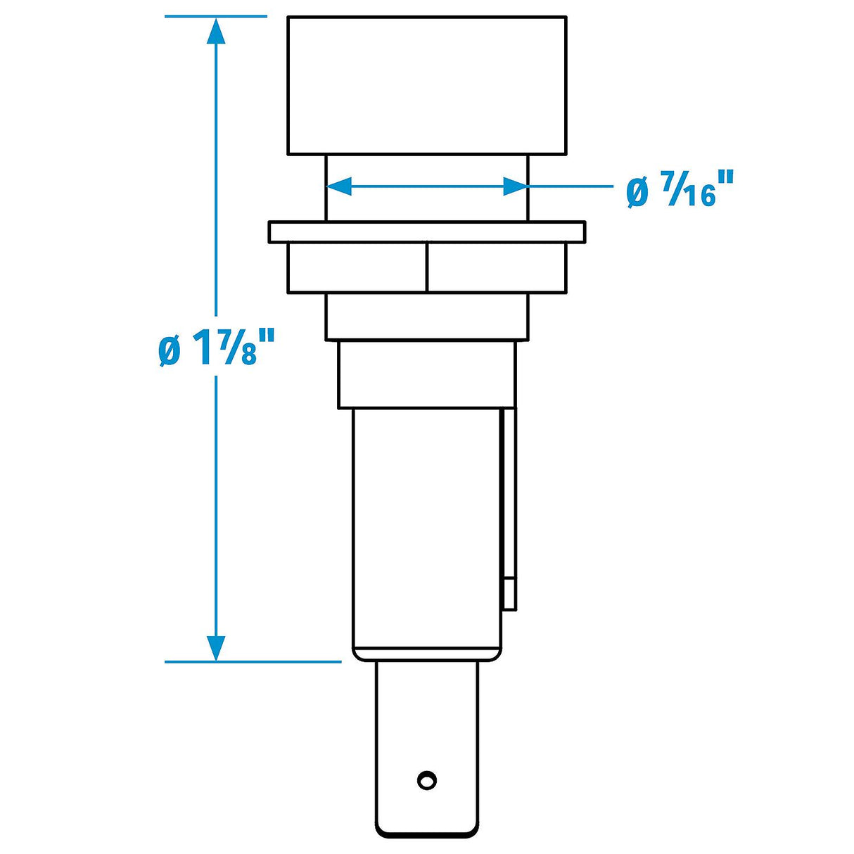 Seachoice Round Panel Mount Fuse Holders - 12601 - official Seachoice product image 3