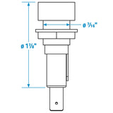 Seachoice Round Panel Mount Fuse Holders - 12601 - official Seachoice product image 3