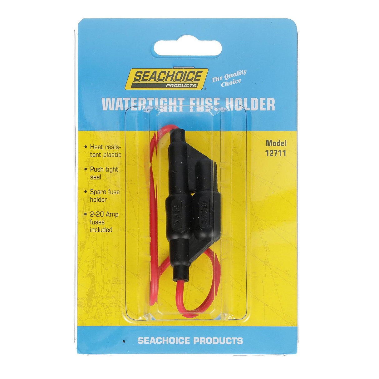 Seachoice In-Line Fuse Holder With Spare, Waterproof, 20 Amp Fuse - 12711 - official Seachoice product image 5
