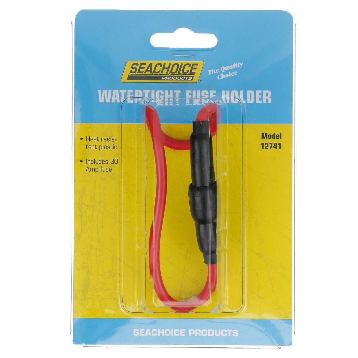 Seachoice in-Line Fuse Holder with Spare Fuse Compartment, Waterproof, 30 Amp Fuse - 12741 - official Seachoice product image 8