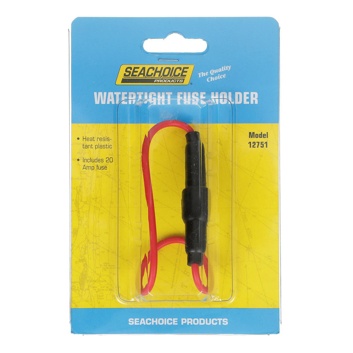 Seachoice In-Line Fuse Holder With Fuse, Waterproof, 20 Amp Fuse - 12751 - official Seachoice product image 4