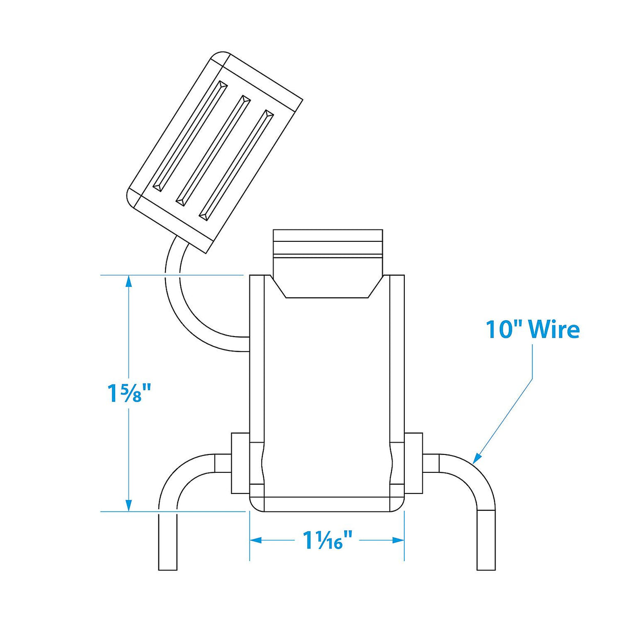 Seachoice In-Line Fuse Holder, Waterproof, 10 Amp Fuse - 12761 - official Seachoice product image 4