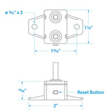 Seachoice 13061 Manual Reset Breaker, 30 Amp - 50-13061 - official Seachoice product image 4