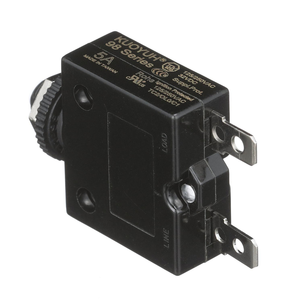 Seachoice Circuit Breaker, Push to Reset, 5 Amp - 13091 - official Seachoice product image 7