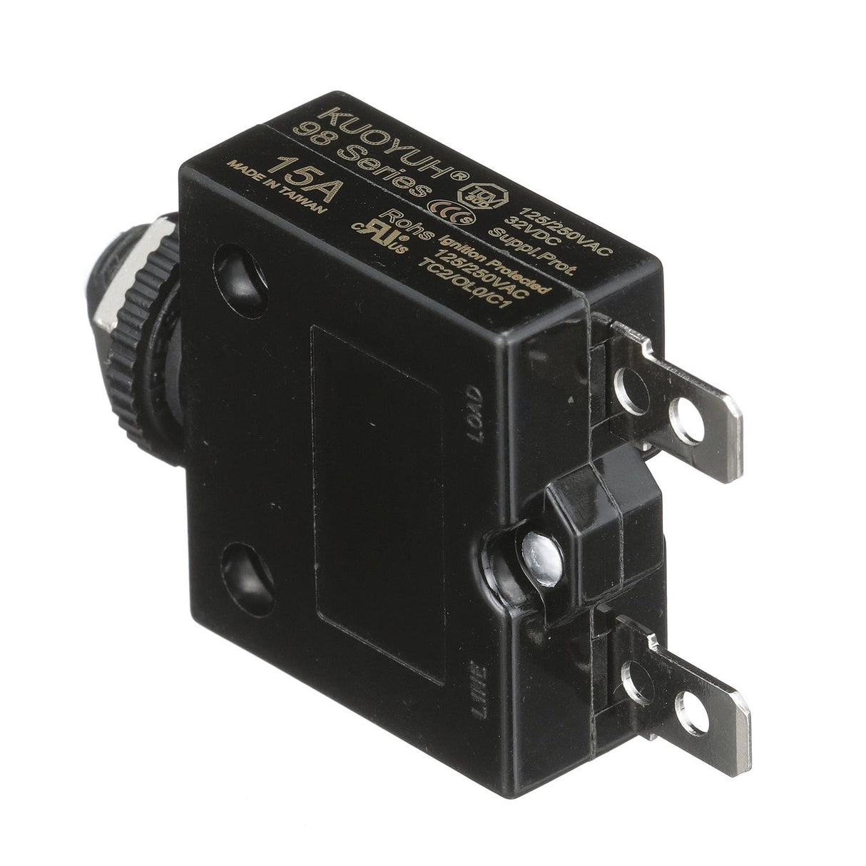 Seachoice Circuit Breaker, Push to Reset, 15 Amp - 13131 - official Seachoice product image 6