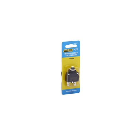 Seachoice Mini Push to Reset Circuit Breaker, 20 AMP - 13411 - official Seachoice product image 6