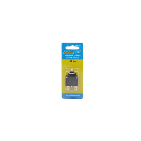 Seachoice Mini Push to Reset Circuit Breaker, 20 AMP - 13411 - official Seachoice product image 4
