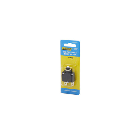 Seachoice Mini Push to Reset Circuit Breaker, 30 AMP - 13421 - official Seachoice product image 3