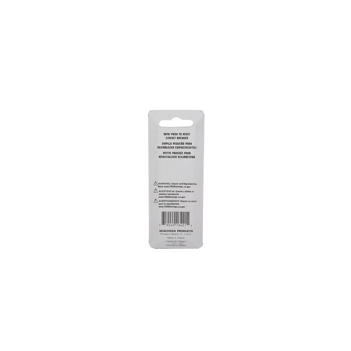Seachoice Mini Push to Reset Circuit Breaker, 30 AMP - 13421
