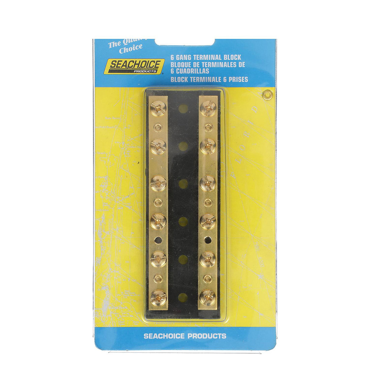 Seachoice Terminal Block, 6-Gang, Brass Clips and Contacts - 13531 - official Seachoice product image 6