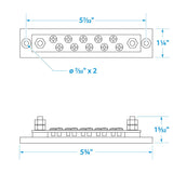 Seachoice 13631 Terminal Block, 10-Gang, Brass Clips and Contacts - 13631 - official Seachoice product image 4