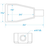 Seachoice Standard Rubber Battery Terminal Covers, Includes 1 Red and 1 Black - 50-13691 - image 6