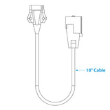 Seachoice 7-Way Round to 5-Way Flat Cable Adapter, Boat Trailer, 18 in. - 13821 - official Seachoice product image 3