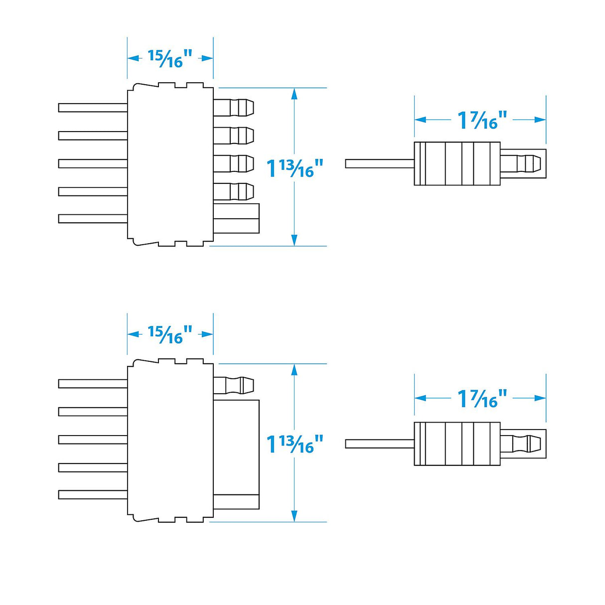 Seachoice Trailer Wire Harness Extension, 5 Pole, Flat, 48 In. - 50-13931 - official Seachoice product image 4