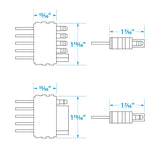 Seachoice Trailer Wire Harness Extension, 5 Pole, Flat, 48 In. - 50-13931 - official Seachoice product image 4