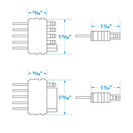 Seachoice Trailer Wire Harness Extension, 5 Pole, Flat, 48 In. - 50-13931 - official Seachoice product image 4