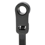 Seachoice 14171 Cable Ties, 8 In. Long, Mounting Design, 50 Lbs. Max Load, UV Black, Pack of 100 - 14171 - official Seachoice product image 3