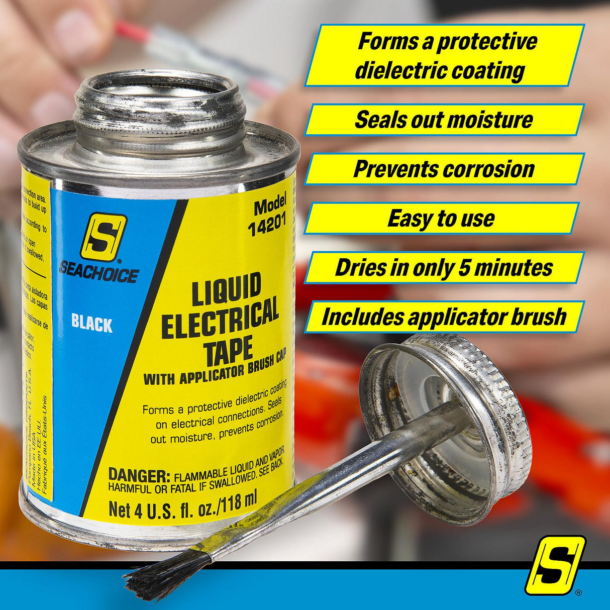 Seachoice Liquid Electrical Tape - 14201 - official Seachoice product image 8