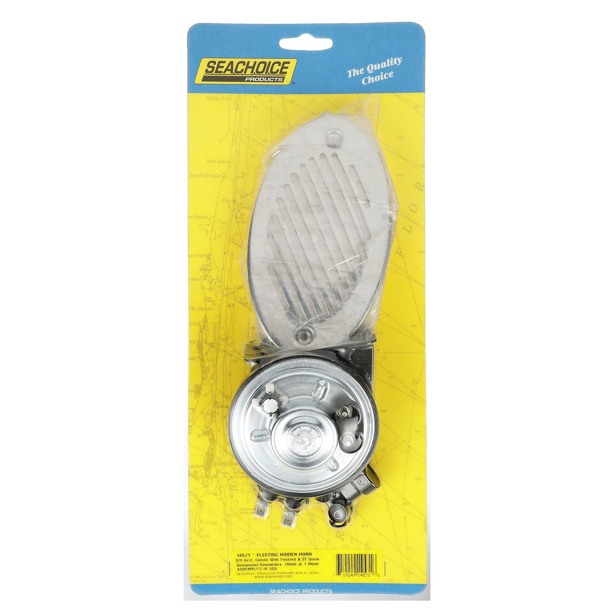 Seachoice 14571 Hidden Boat Horn, ABYC and NMMA Standard, Stainless Steel Cover - SC50-14571 - official Seachoice product image 5