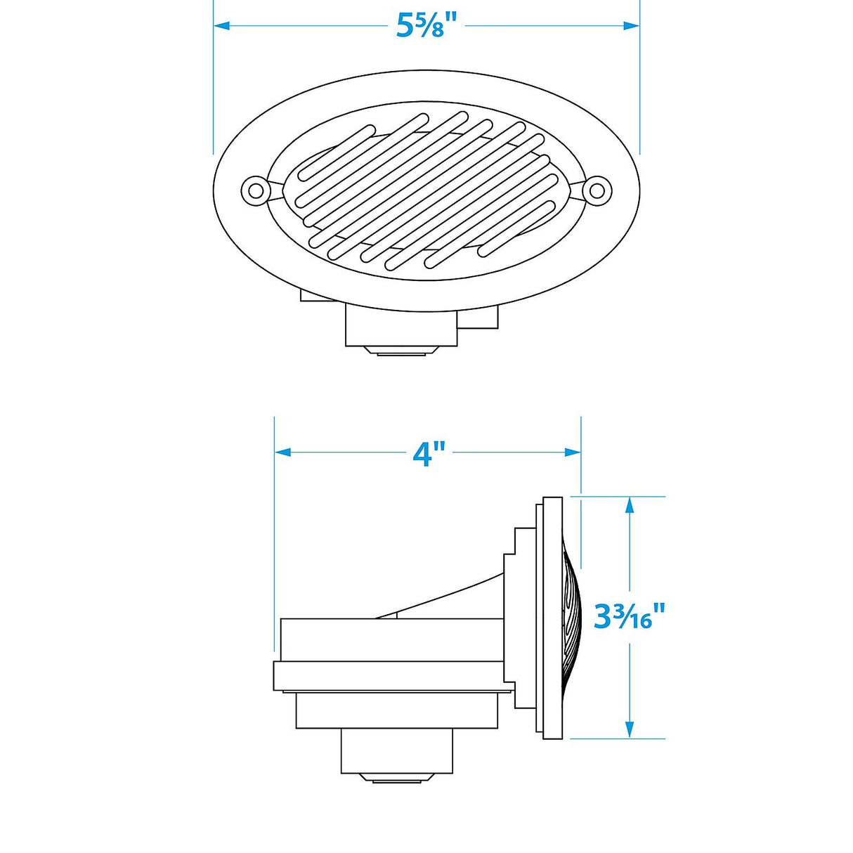 Seachoice 14571 Hidden Boat Horn, ABYC and NMMA Standard, Stainless Steel Cover - SC50-14571 - official Seachoice product image 6