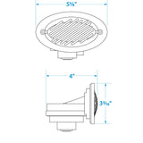 Seachoice 14571 Hidden Boat Horn, ABYC and NMMA Standard, Stainless Steel Cover - SC50-14571 - official Seachoice product image 6