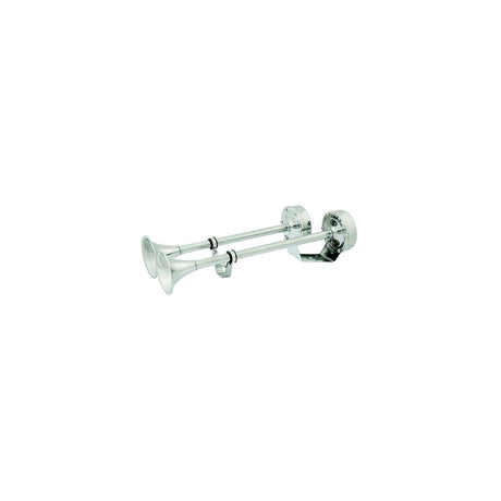 Seachoice 14631 Dual Trumpet Electric Horn, Stainless Steel, 123 dB Rating, 24V, 5 Max Amps. 18-1/2 in. L X 8 in. W X 5 in. H - HYF-305LT-24V - official Seachoice product image 8
