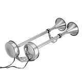 Seachoice 14631 Dual Trumpet Electric Horn, Stainless Steel, 123 dB Rating, 24V, 5 Max Amps. 18-1/2 in. L X 8 in. W X 5 in. H - HYF-305LT-24V - official Seachoice product image 7