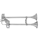 Seachoice 14631 Dual Trumpet Electric Horn, Stainless Steel, 123 dB Rating, 24V, 5 Max Amps. 18-1/2 in. L X 8 in. W X 5 in. H - HYF-305LT-24V - official Seachoice product image 5