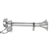Seachoice 14631 Dual Trumpet Electric Horn, Stainless Steel, 123 dB Rating, 24V, 5 Max Amps. 18-1/2 in. L X 8 in. W X 5 in. H - HYF-305LT-24V - official Seachoice product image 6