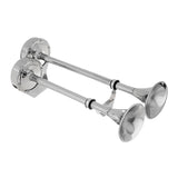 Seachoice 14631 Dual Trumpet Electric Horn, Stainless Steel, 123 dB Rating, 24V, 5 Max Amps. 18-1/2 in. L X 8 in. W X 5 in. H - HYF-305LT-24V - official Seachoice product image 3