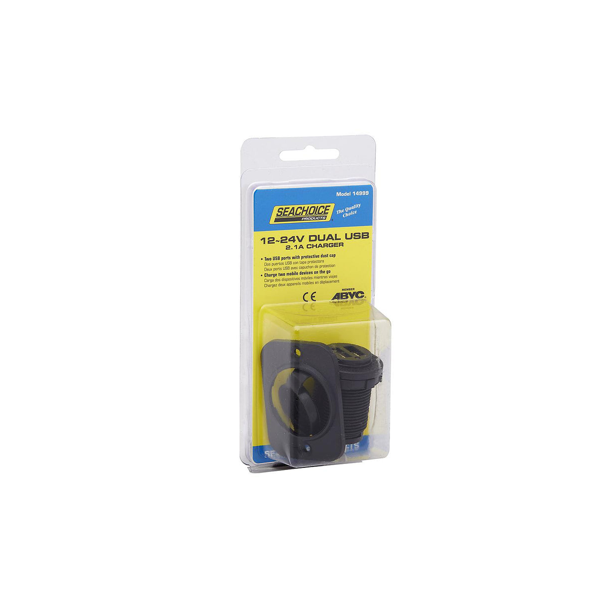 Seachoice Dual USB Charger, 12V, Accessory Socket Boat - A13-222BPS1-BB3 - official Seachoice product image 4