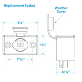Seachoice Accessory Socket, 12V - 15011 - official Seachoice product image 8