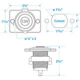 Seachoice Accessory Socket, 12V, Boat - A13-142AP-BB1 - official Seachoice product image 4
