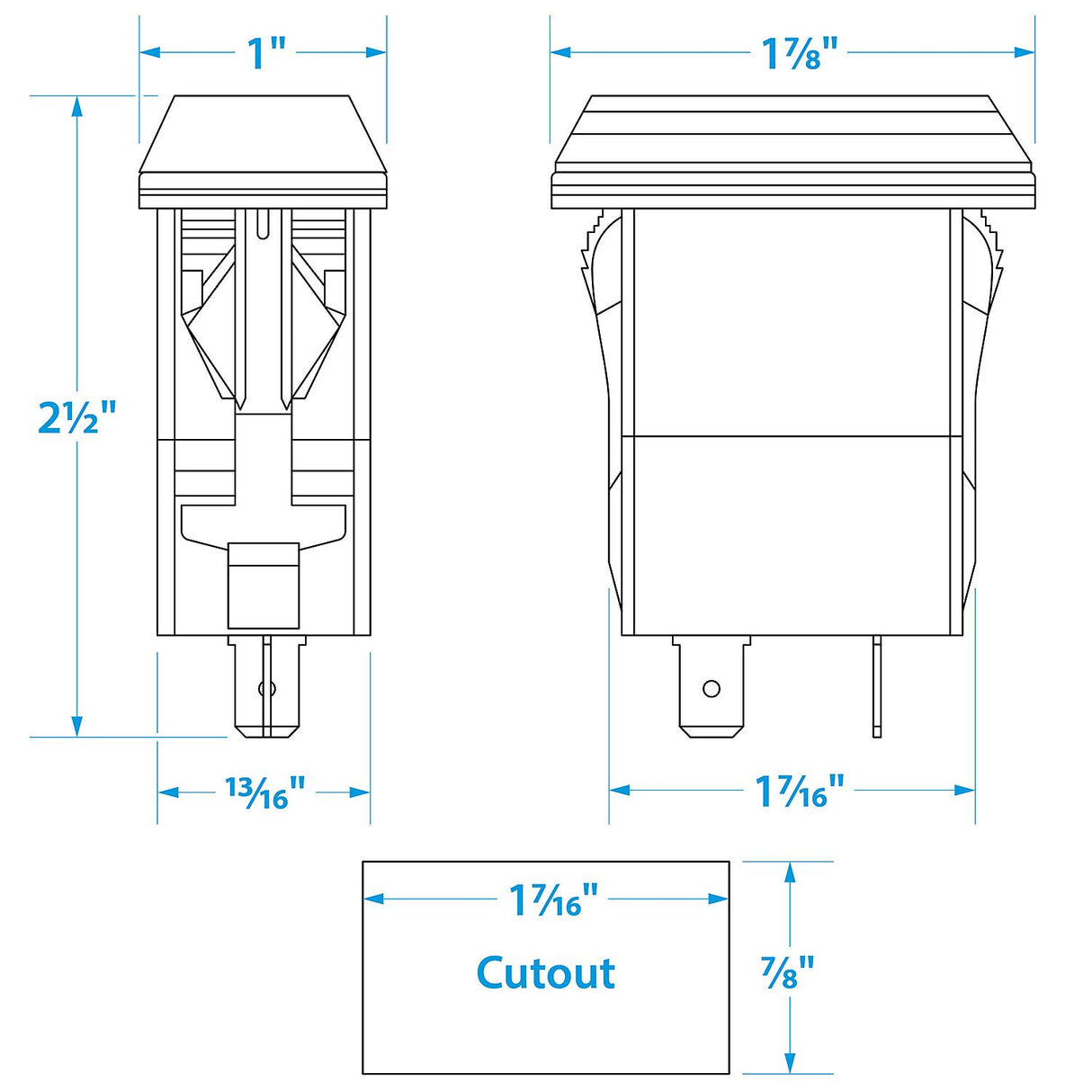 Seachoice Dual USB Outlet, 12-24V - A13-208 - official Seachoice product image 5
