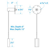 Seachoice Fuel Electric Sending Unit Boat Kit, 6-12 In. Tank - 50-15461 - official Seachoice product image 5