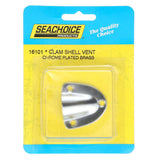 Seachoice Clam Shell Vent, 1-5/16 In. X 1-1/2 In., Chrome-Plated Brass - 16101 - official Seachoice product image 2