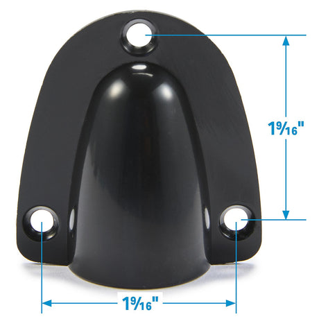 Seachoice 16191 Molded Plastic Clam Shell Vent 2-Pack, Black - image 2