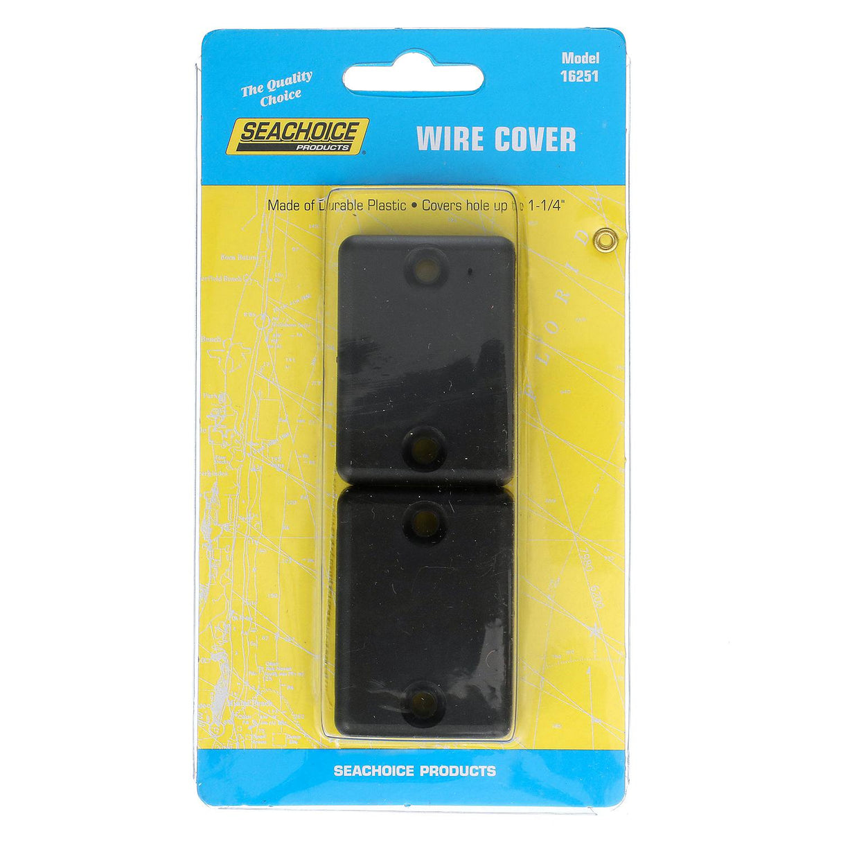 Seachoice Plastic Wire Cover, Black Finish, Pack of 2 - 16251 - official Seachoice product image 6