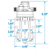 Seachoice 17863 Washdown Pump System, 12V, 4 GPM, 60 PSI - NMWP1-040-055-42B - image 2