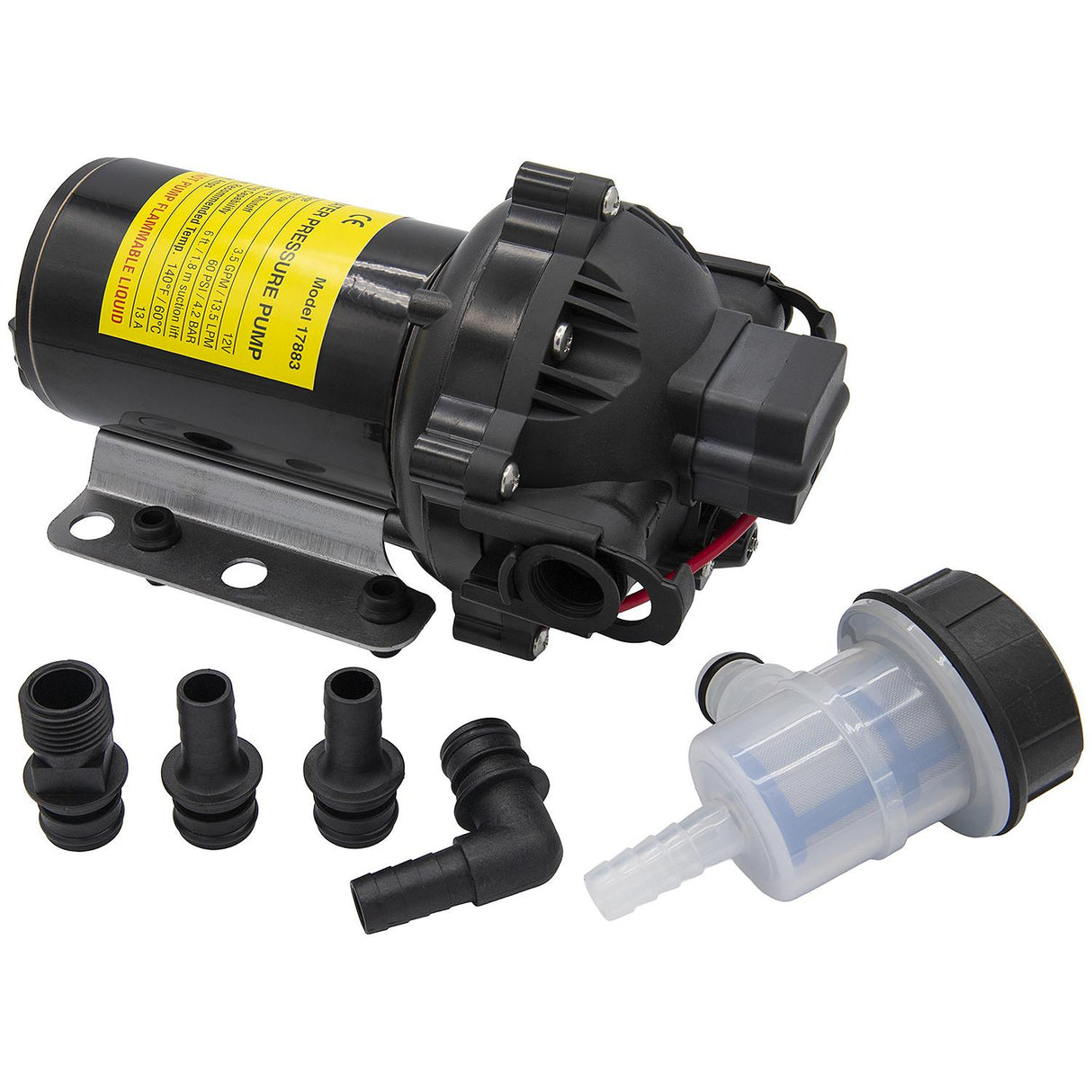 Seachoice 17883 Water-Pressure Pump, 12V, 3.5 GPM, 60 PSI - NMDP1-040-060-52A - image 11