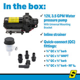 Seachoice 17883 Water-Pressure Pump, 12V, 3.5 GPM, 60 PSI - NMDP1-040-060-52A - image 7