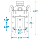 Seachoice 17883 Water-Pressure Pump, 12V, 3.5 GPM, 60 PSI - NMDP1-040-060-52A - image 4