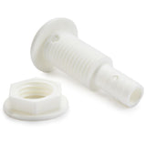 Seachoice 5/8" White Plastic Thru-Hull w/Broad Flange - 50-18031 - official Seachoice product image 5