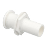 Seachoice 18091 Thru-Hull Connector w/ Broad Flange, White Finish, 1.125 In. - 50-18091 - official Seachoice product image 5