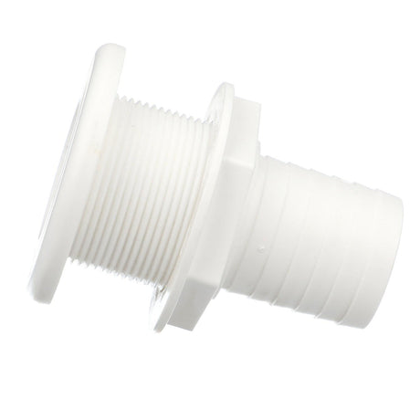 Seachoice Thru-Hull Connector w/ Broad Flange, White Finish, 1.5 In. - 50-18111 - official Seachoice product image 5