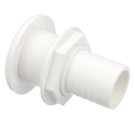 Seachoice Thru-Hull Connector w/ Broad Flange, White Finish, 1.5 In. - 50-18111 - official Seachoice product image 3